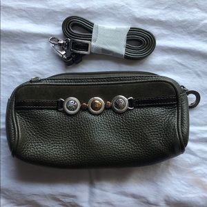 Forest green mini purse